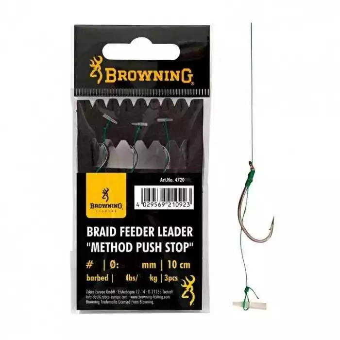 Browning Braid Feeder Leader MPS 6,4kg 0,12mm Gr.8
