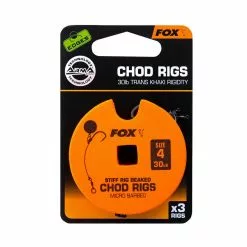 Fox Edges Armapoint Stiff Rig Chod Rigs Standard Barbed 3 Stück