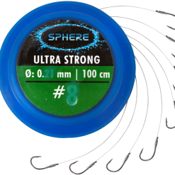 Browning Sphere Ultra Strong Vorfachhaken Größe 10 0,16 Mm 2,6 Kg 100 Cm 8 Stück