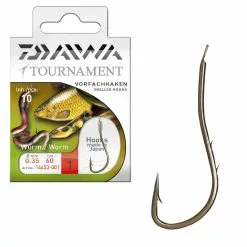 Daiwa Tournament Wurmhaken 60cm 10 Stück